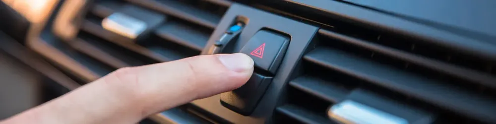 hand press emergency light button
